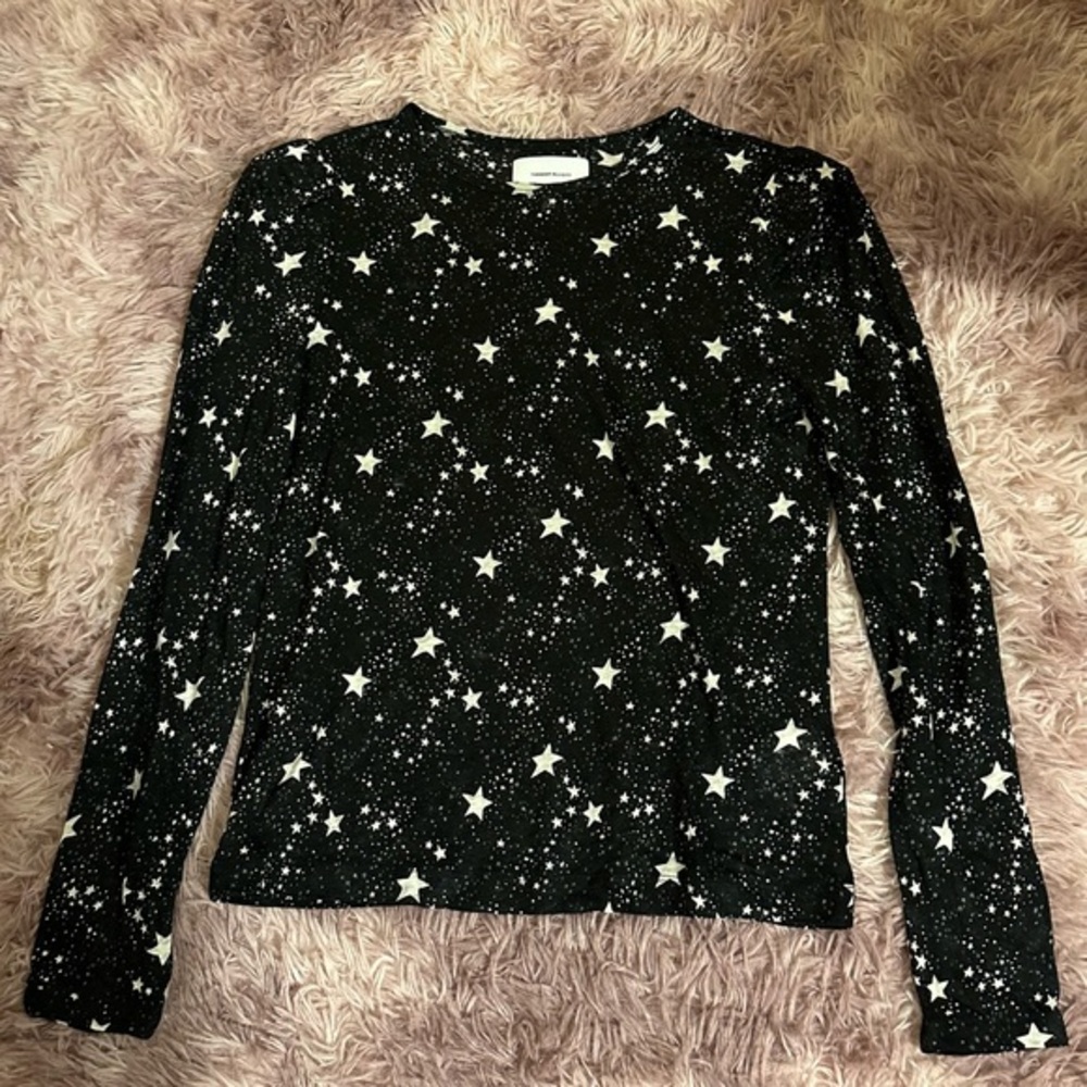 Current Elliott Long Sleeve Star Shirt Size 2